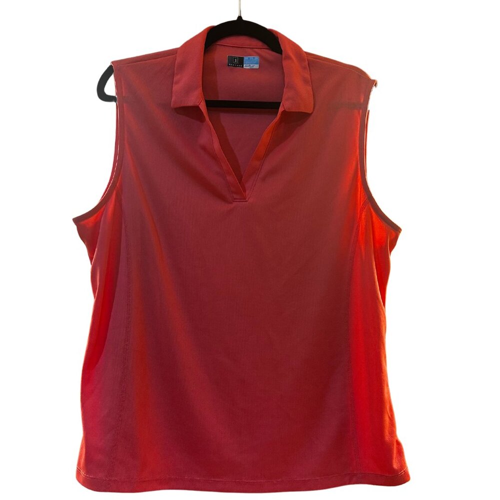 PGA Tour Pink Golf Polo Tank | XXL
